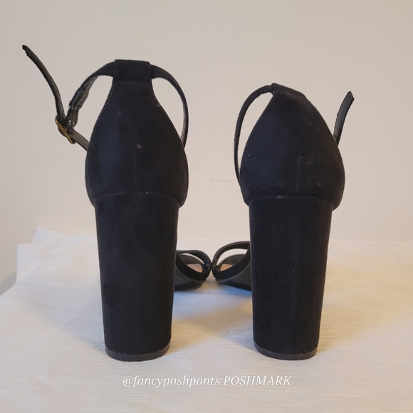 Chunky heel adjustable strap dressy sandal party prom dance shoe - Picture 12 of 17